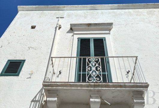 A 19th century house in the historic centre of Ostuni  at the beginning of the Salento peninsula